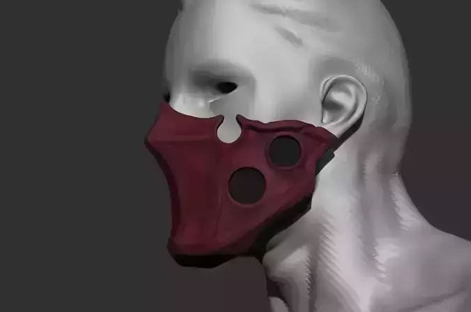 Tokyo Ghoul Tatara Cosplay Mask Stl File  3D print model