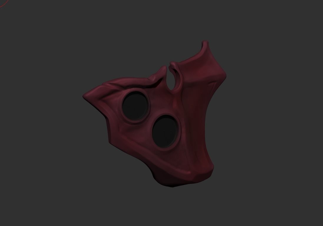 Tokyo Ghoul Tatara Cosplay Mask Stl File 3D print model_2