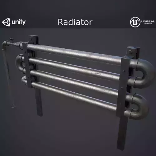 Game Ready Radiator metal with pipes