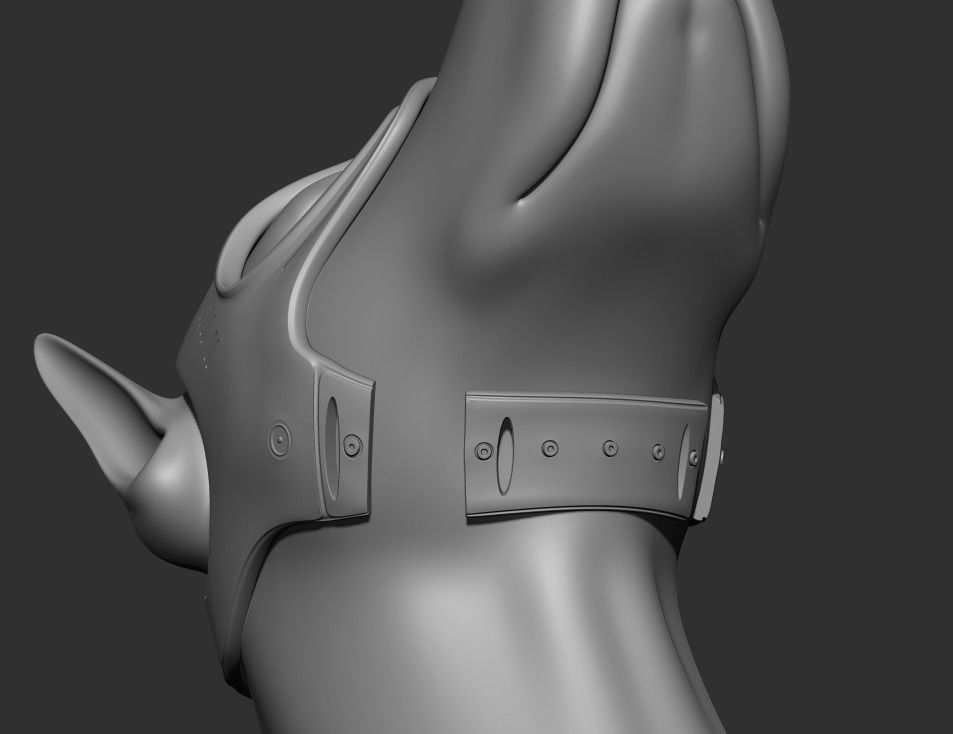 Dog Ranger Spy Helmet Stl mask File 3D print model_4