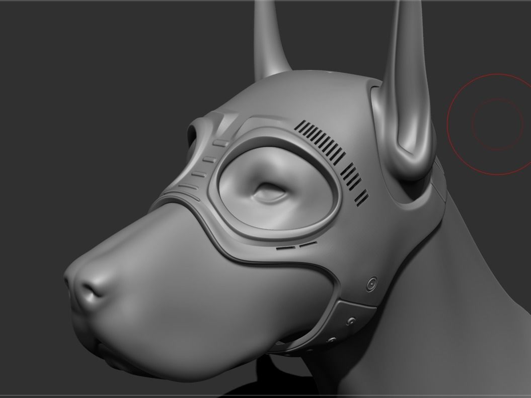 Dog Ranger Spy Helmet Stl mask File 3D print model_1