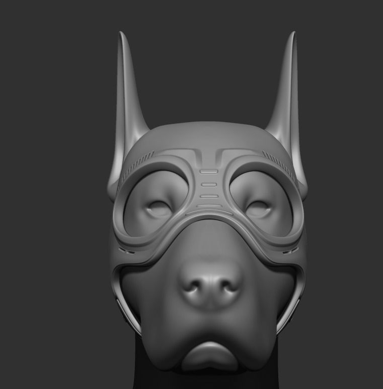 Dog Ranger Spy Helmet Stl mask File 3D print model_5