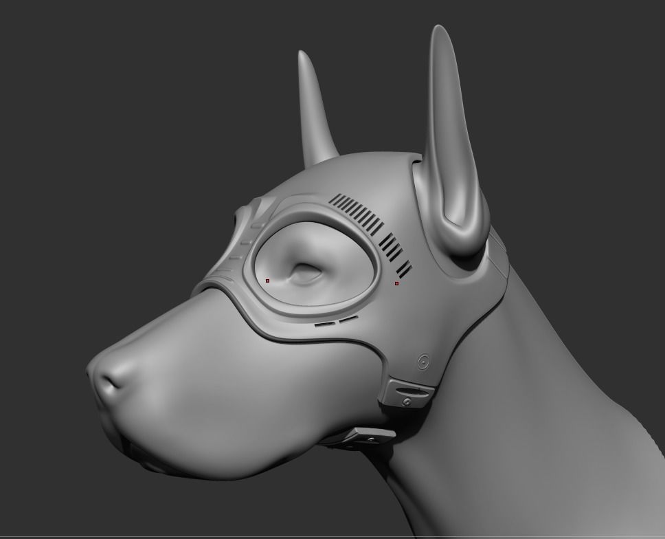 Dog Ranger Spy Helmet Stl mask File 3D print model_3