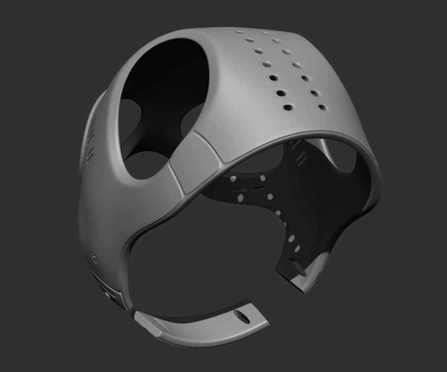 Dog Ranger Spy Helmet Stl mask File 3D print model_7