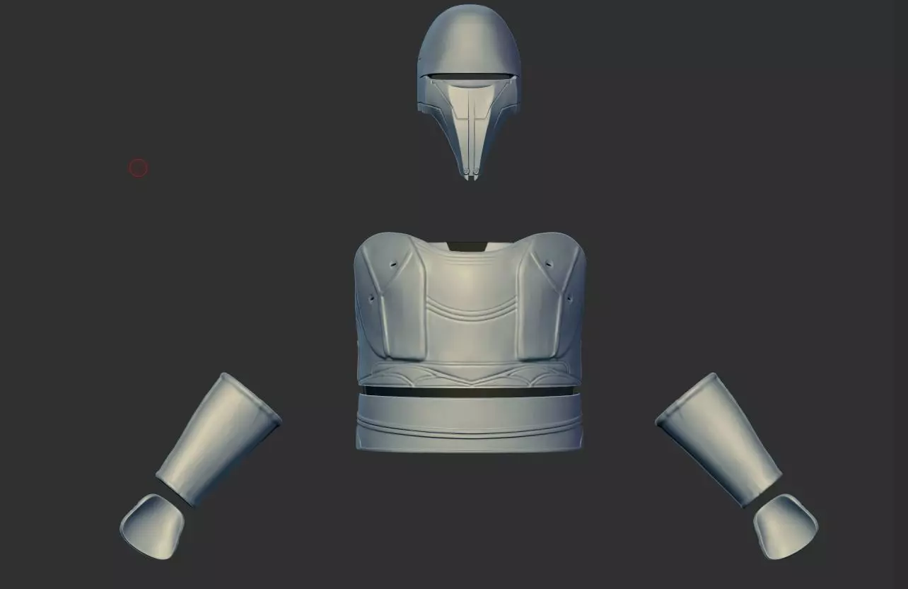 StarWars Darth Revan 501 complete costume for cosplay -benchmark 3D print model