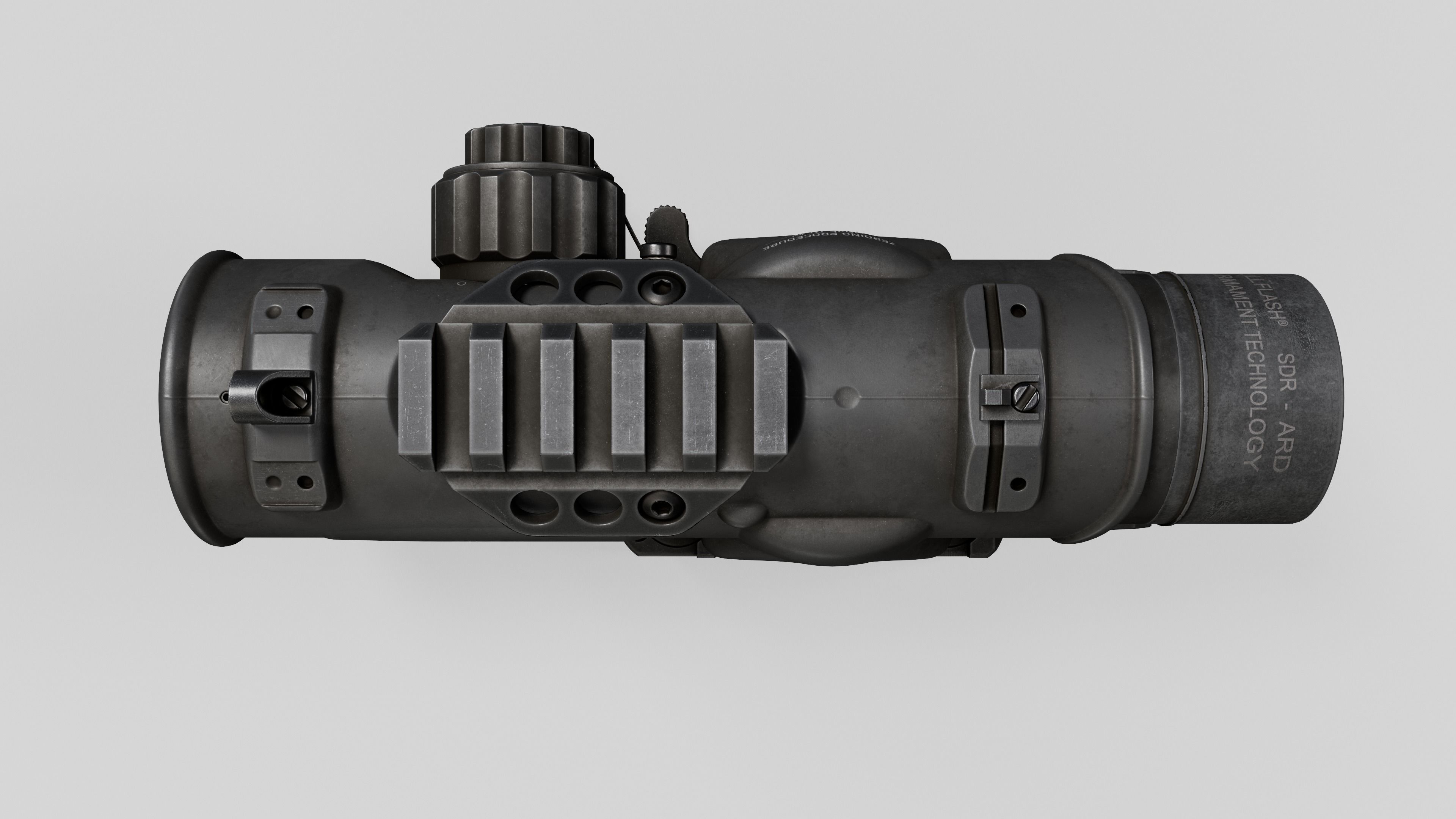 Elcan SpecterDR Combat Sight Low-poly 3D model_30
