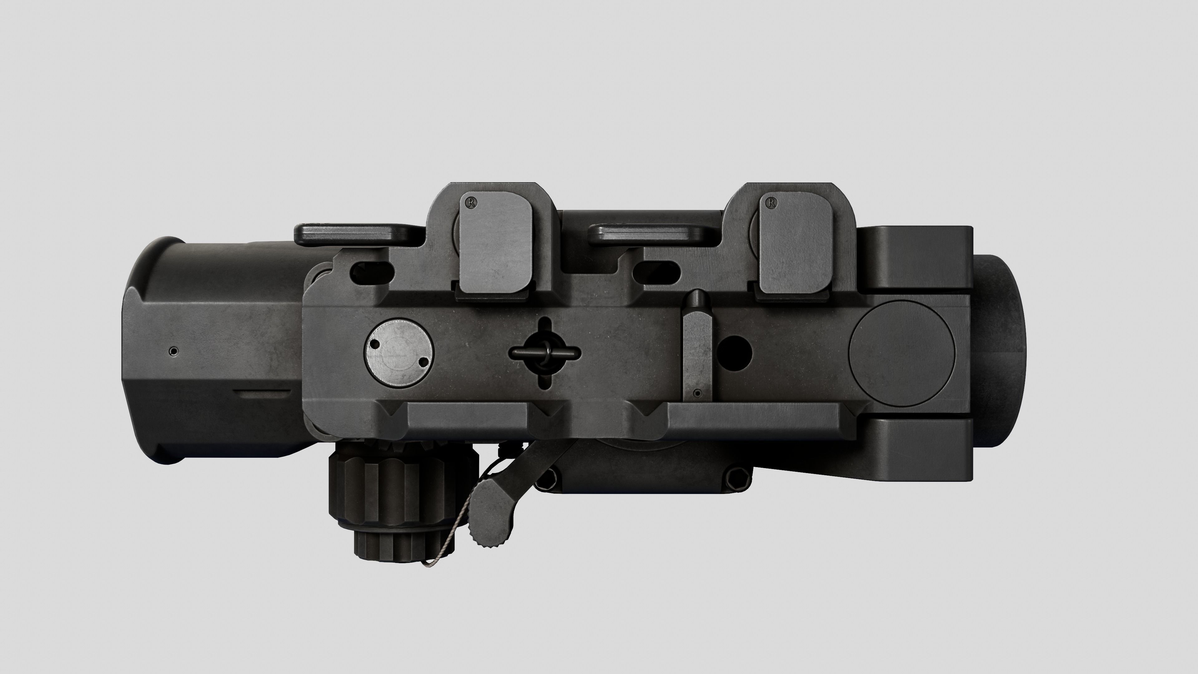 Elcan SpecterDR Combat Sight Low-poly 3D model_34