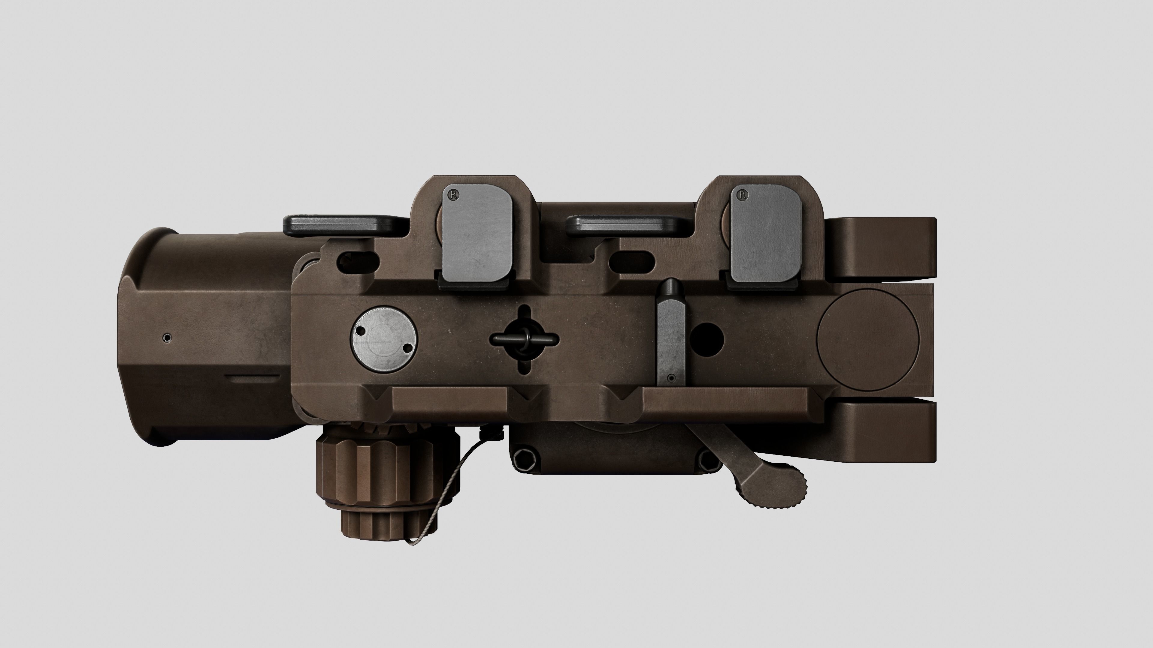 Elcan SpecterDR Combat Sight Low-poly 3D model_35