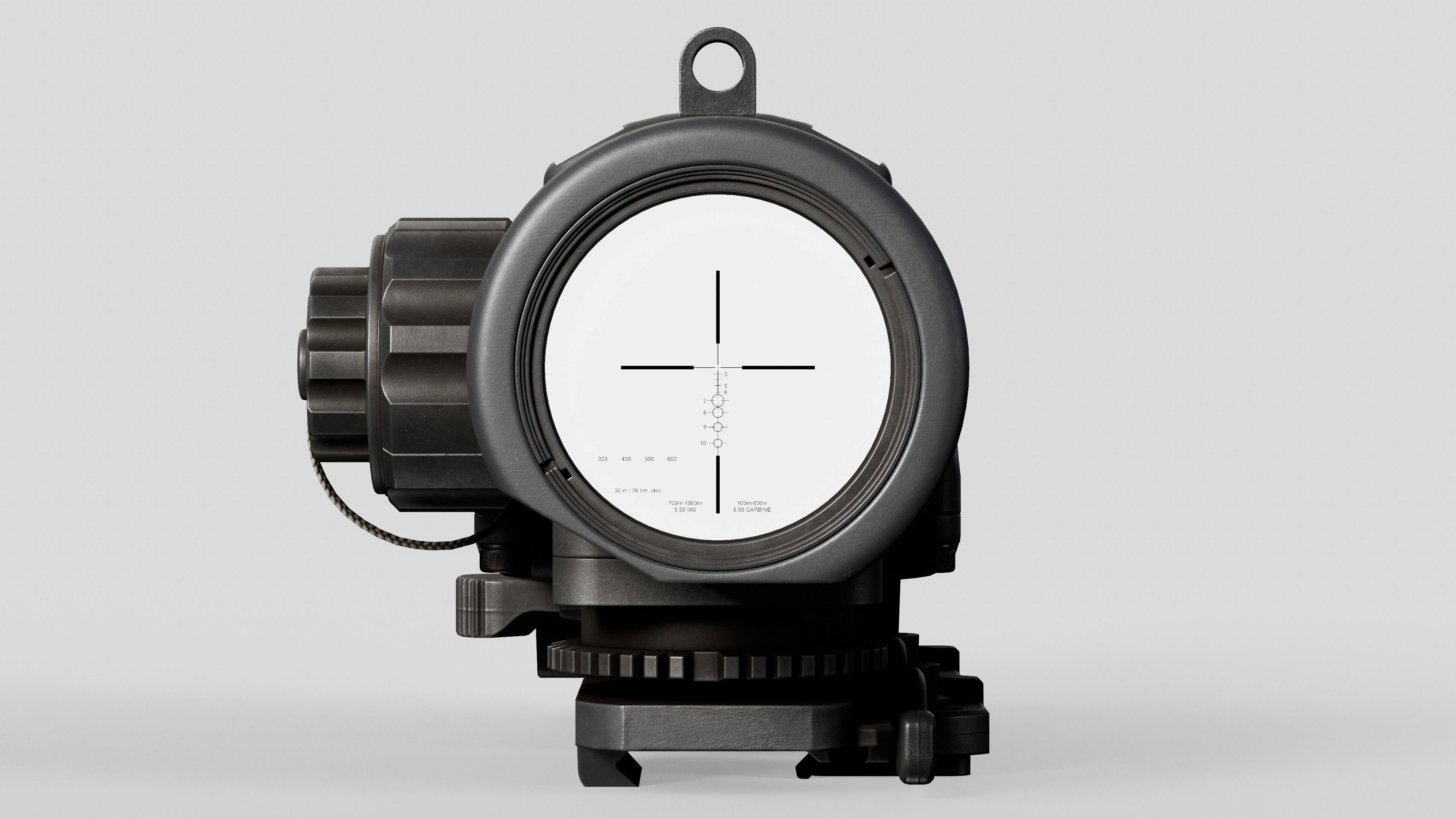 Elcan SpecterDR Combat Sight Low-poly 3D model_15