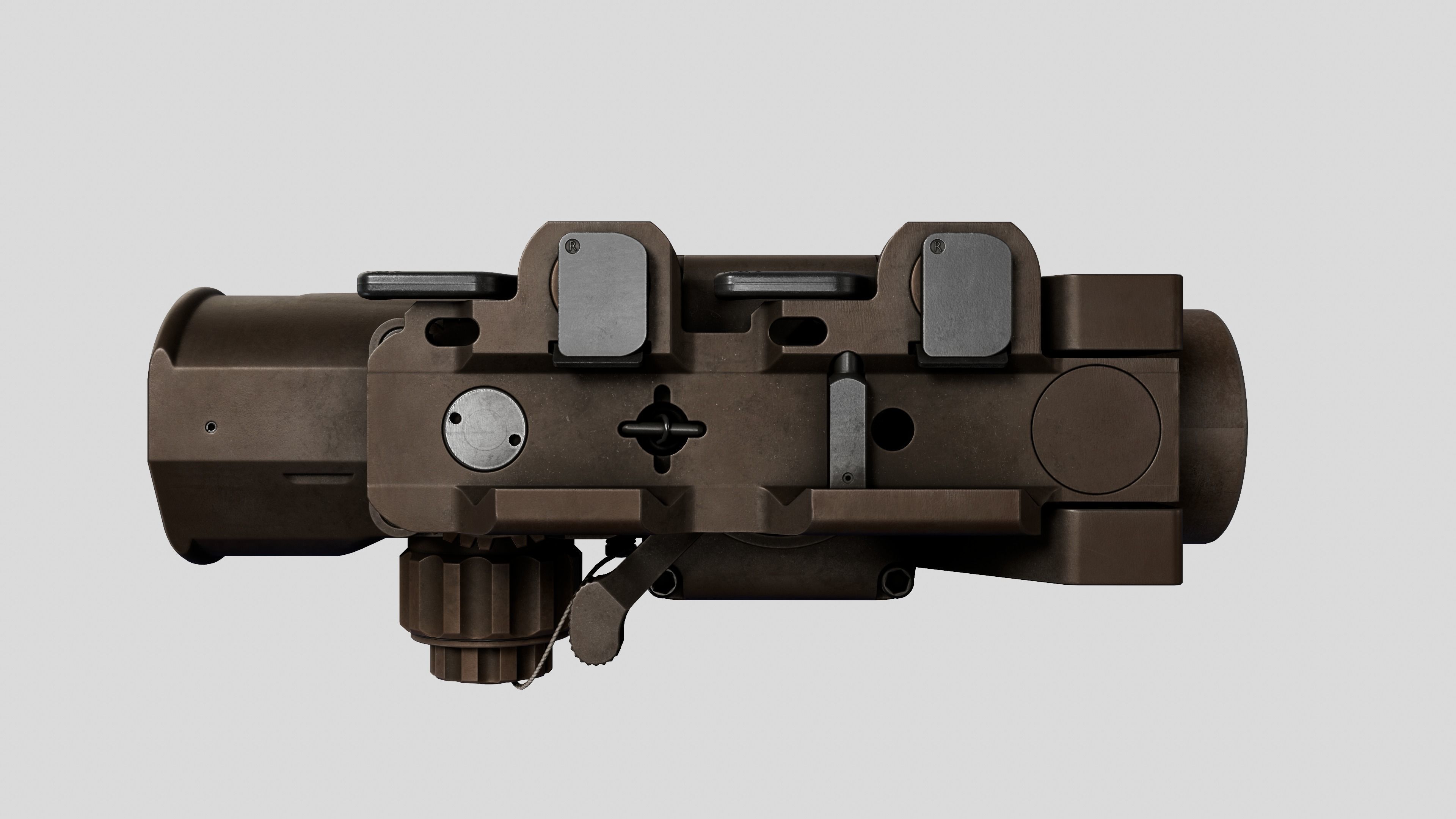Elcan SpecterDR Combat Sight Low-poly 3D model_36