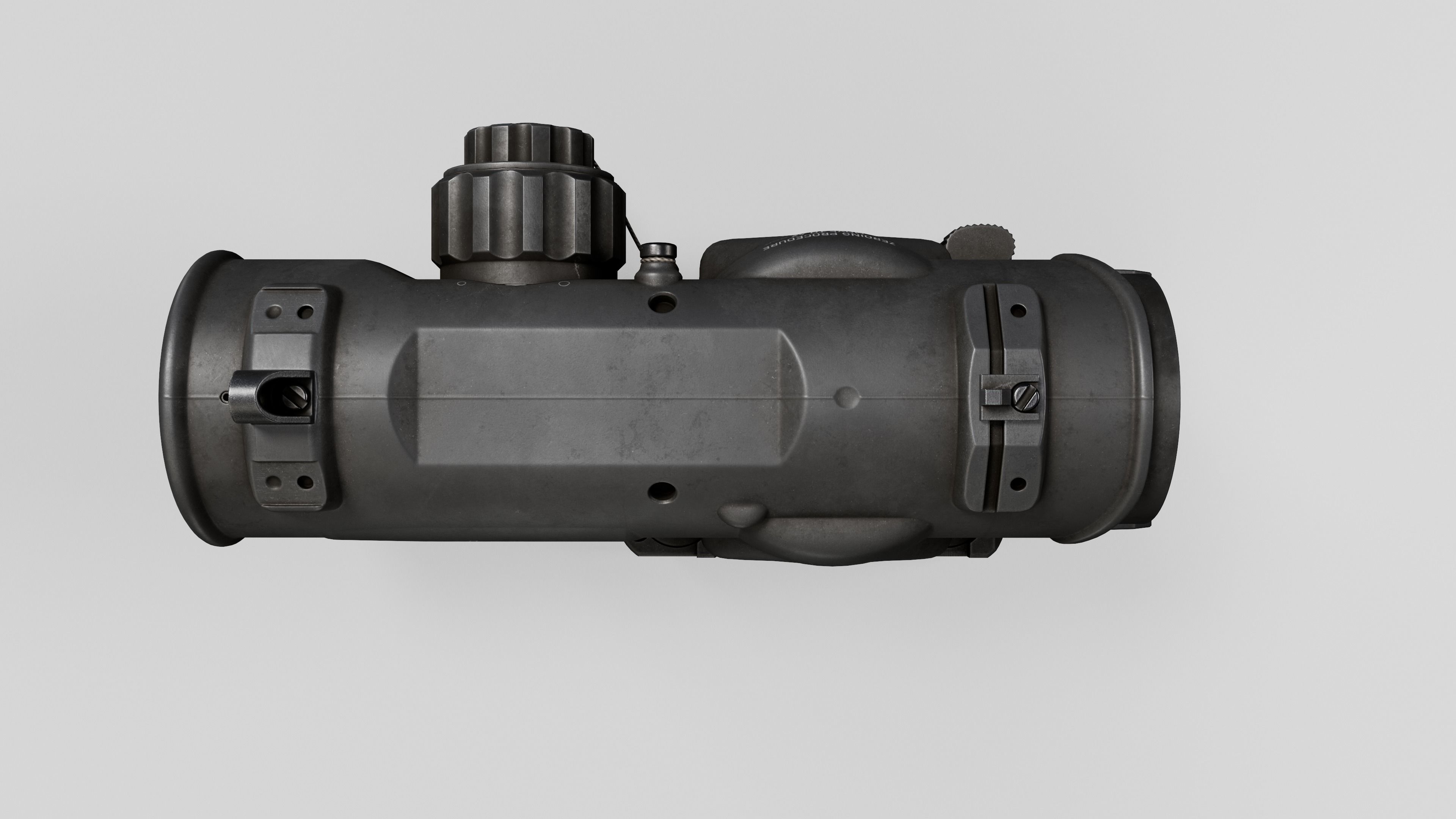 Elcan SpecterDR Combat Sight Low-poly 3D model_29