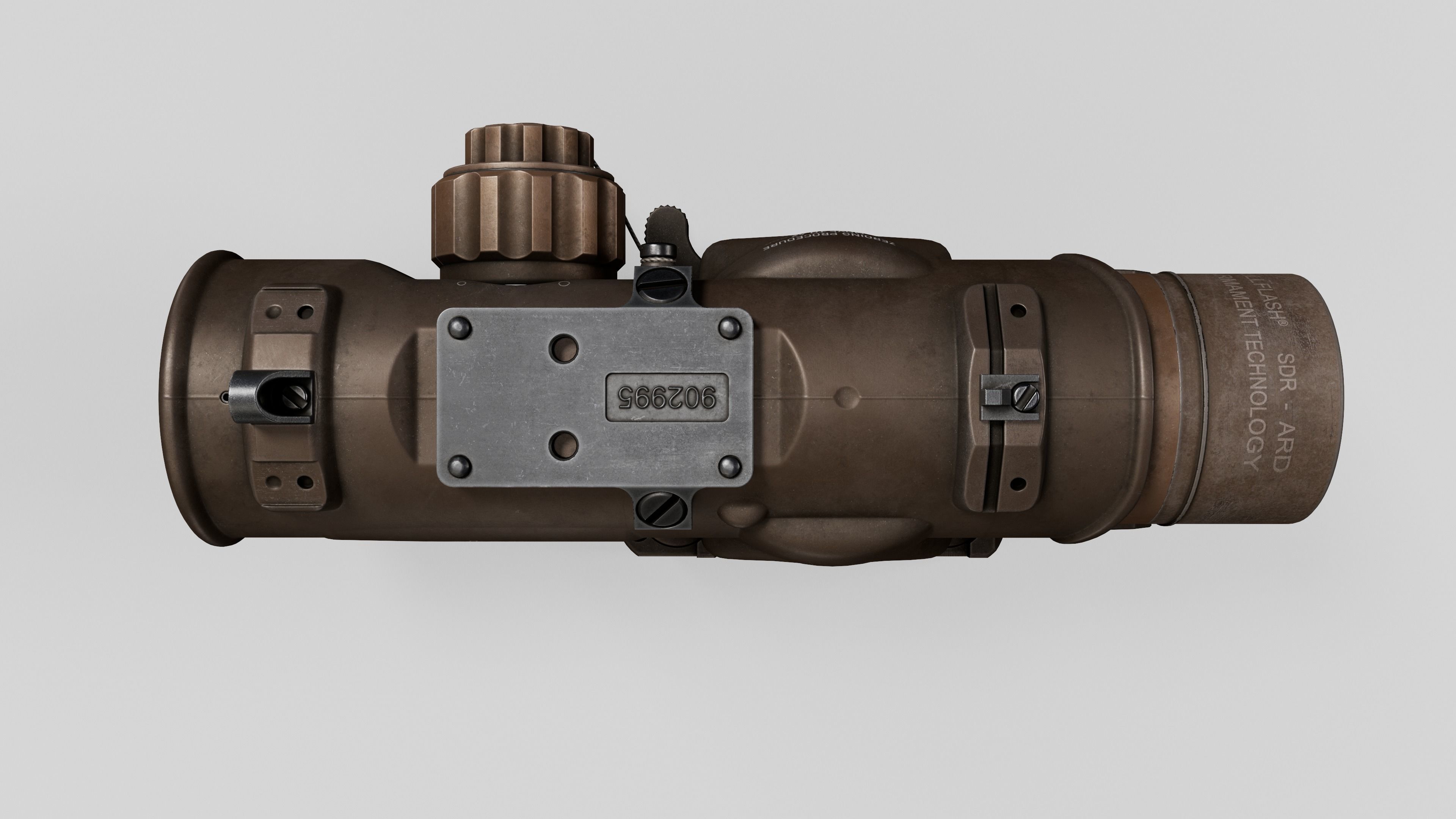 Elcan SpecterDR Combat Sight Low-poly 3D model_32