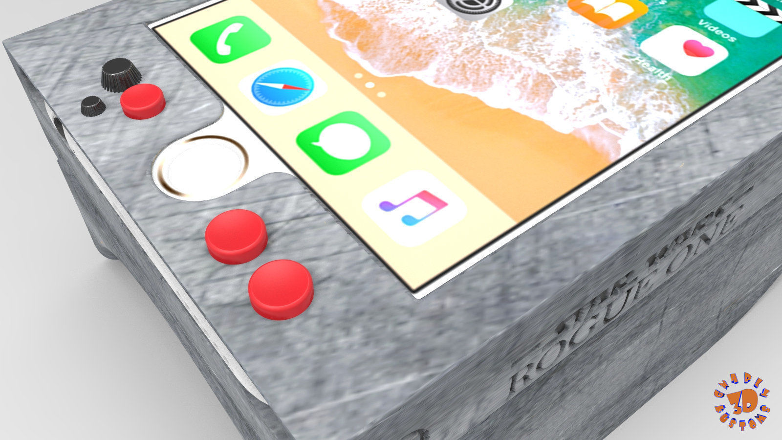 Star Wars - Rogue One iPhone 6S LH Gauntlet 3D print model_5