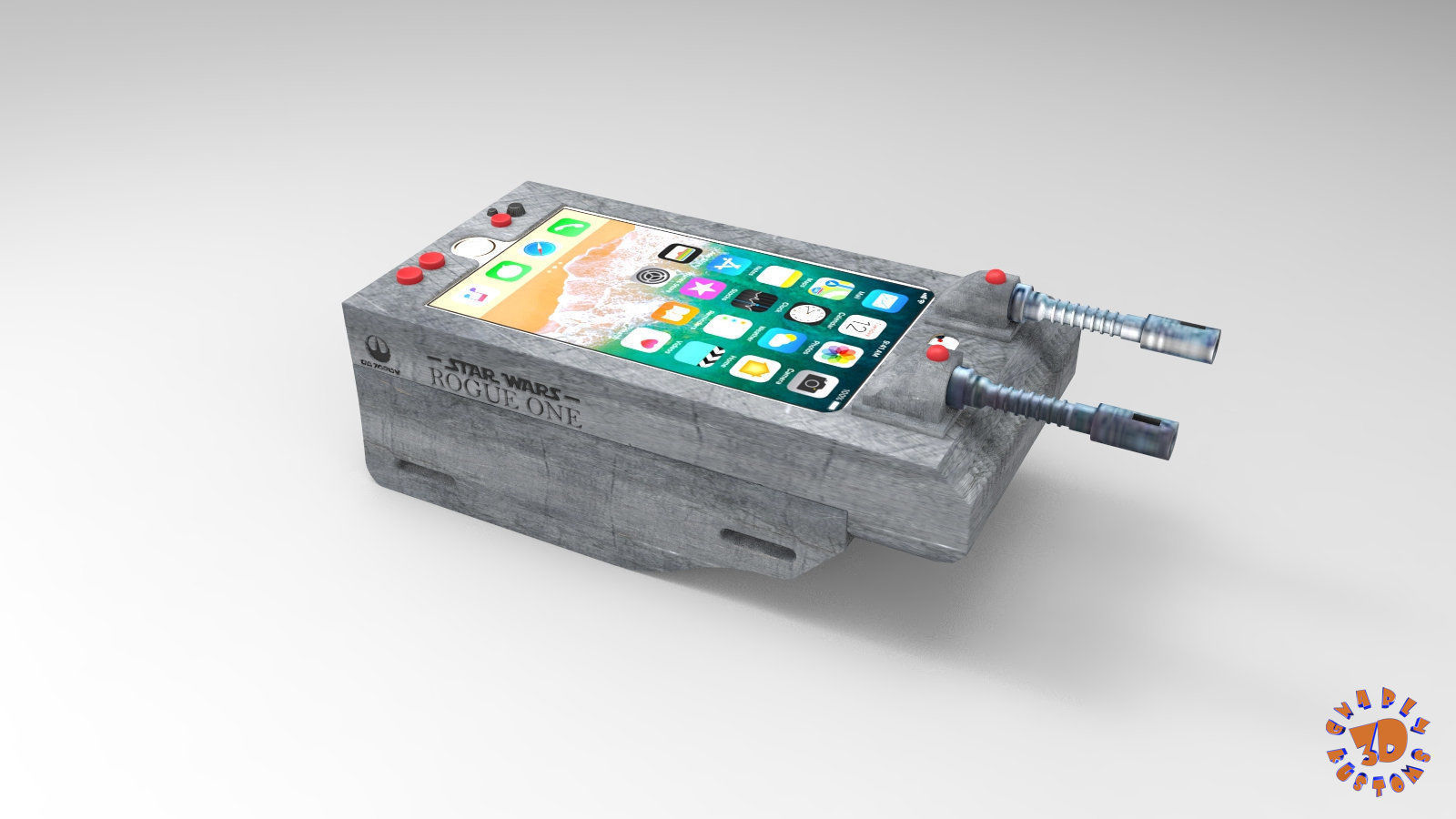 Star Wars - Rogue One iPhone 6S LH Gauntlet 3D print model_2