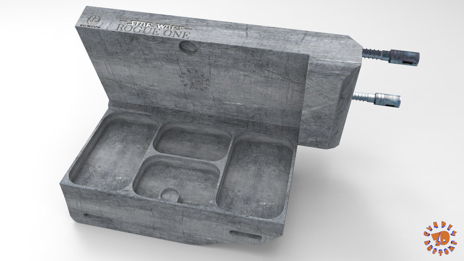 Star Wars - Rogue One iPhone 6S LH Gauntlet 3D print model_15