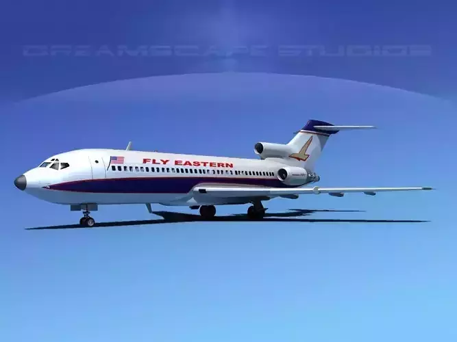 Boeing 727-100 Eastern Airlines 1 3D model