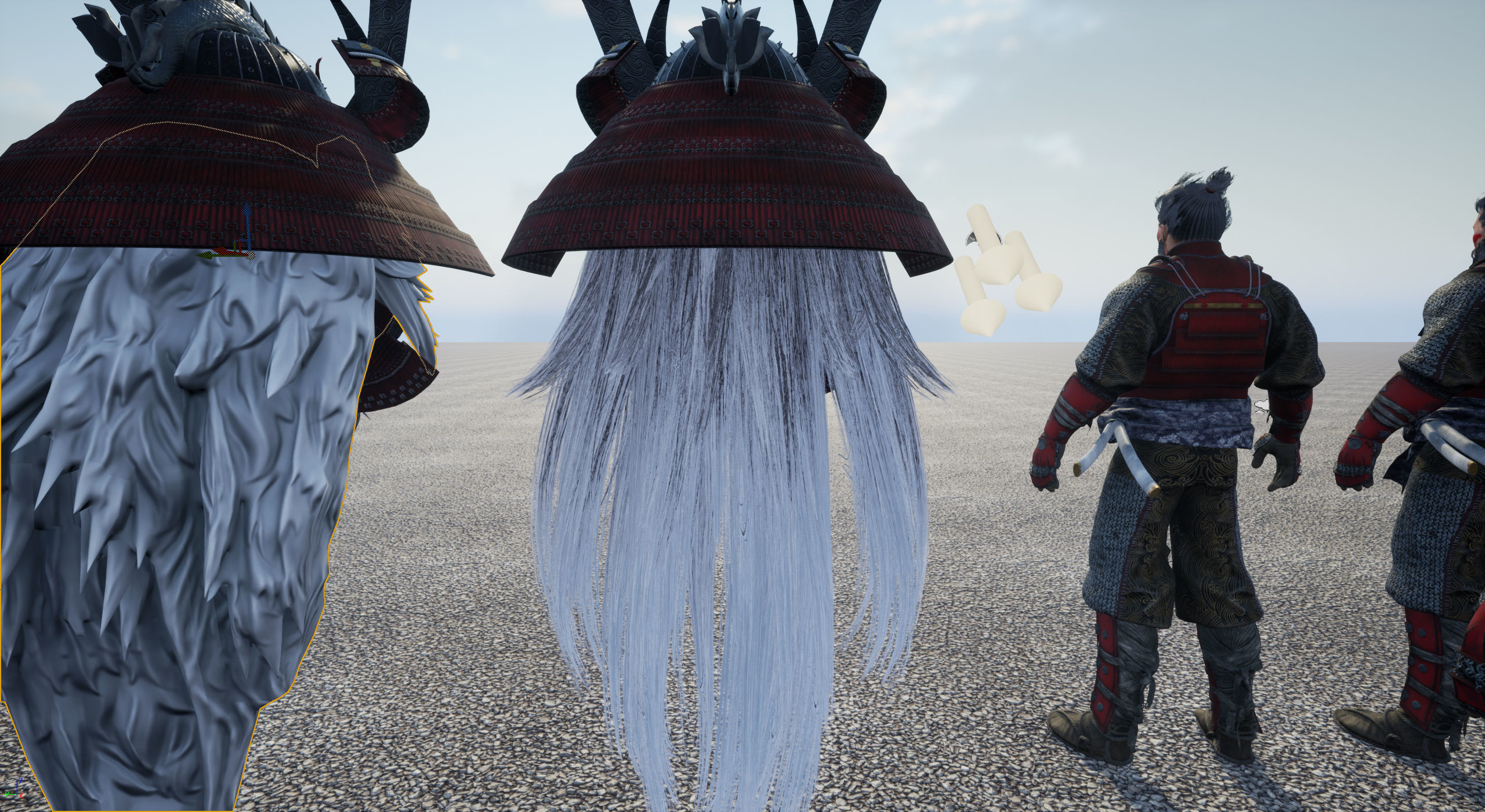 Samurai Warlord - Shogun - UE4 Project Low-poly 3D model_63