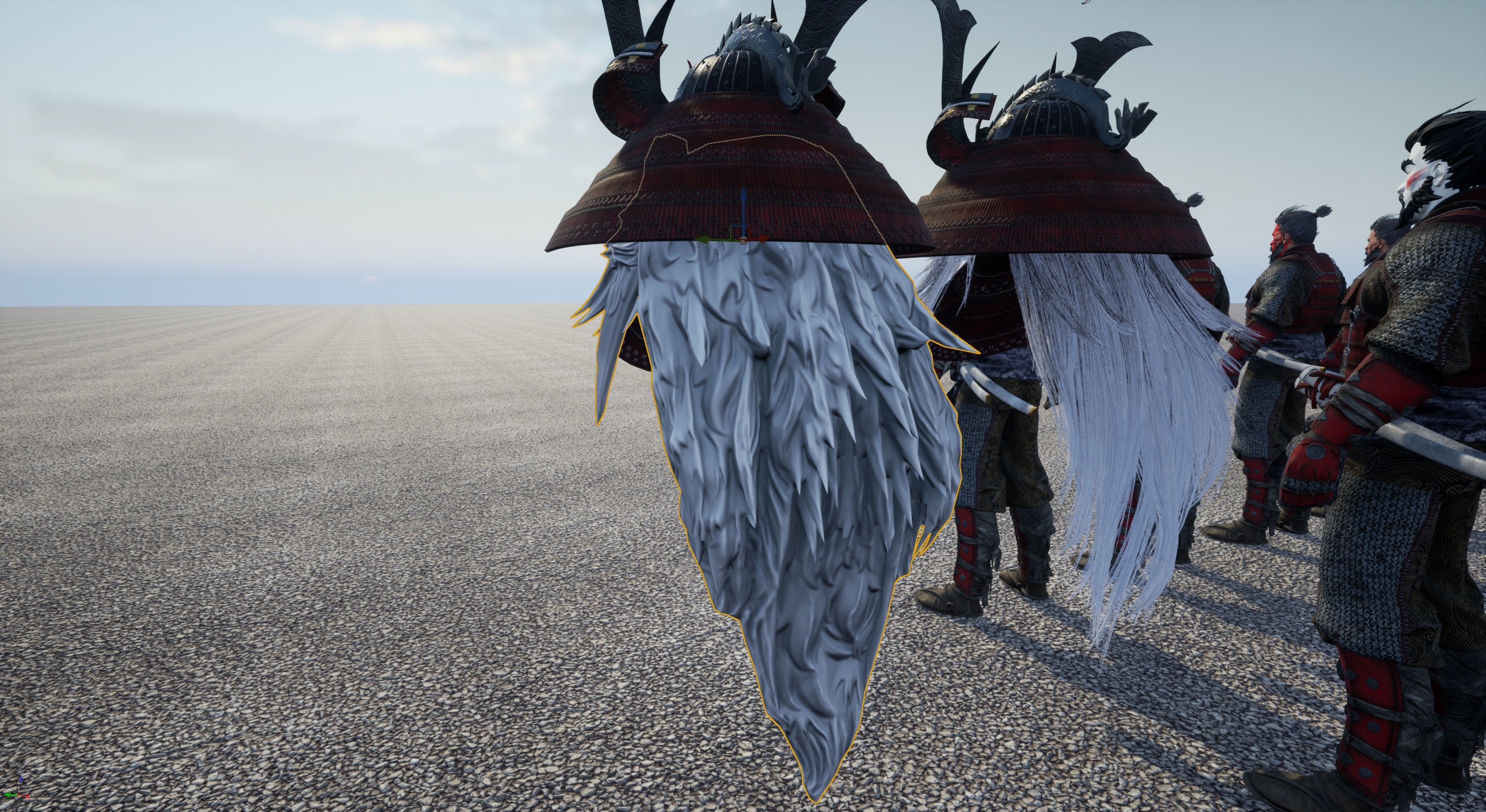 Samurai Warlord - Shogun - UE4 Project Low-poly 3D model_64