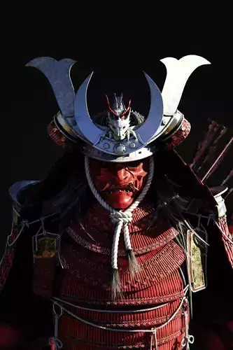 Samurai Warlord - Shogun - UE4 Project Low-poly 3D model