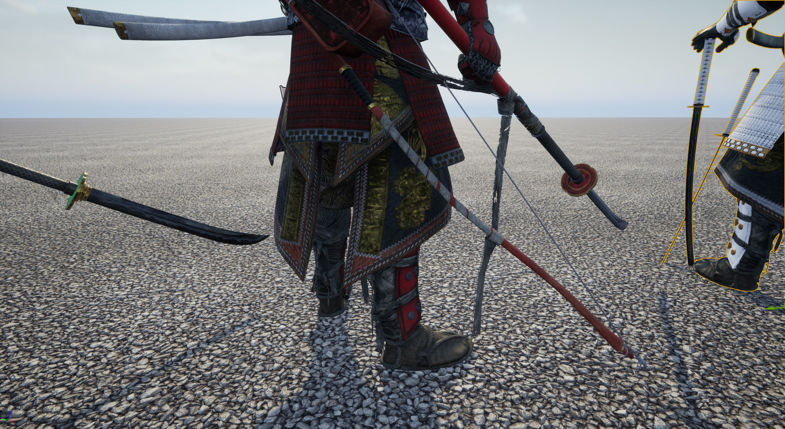 Samurai Warlord - Shogun - UE4 Project Low-poly 3D model_49