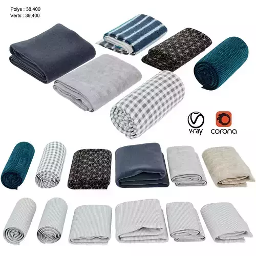 Blanket collection 05 3D model