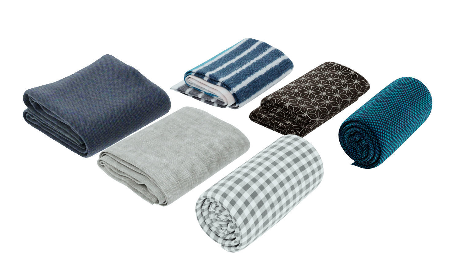 Blanket collection 05 3D model_6