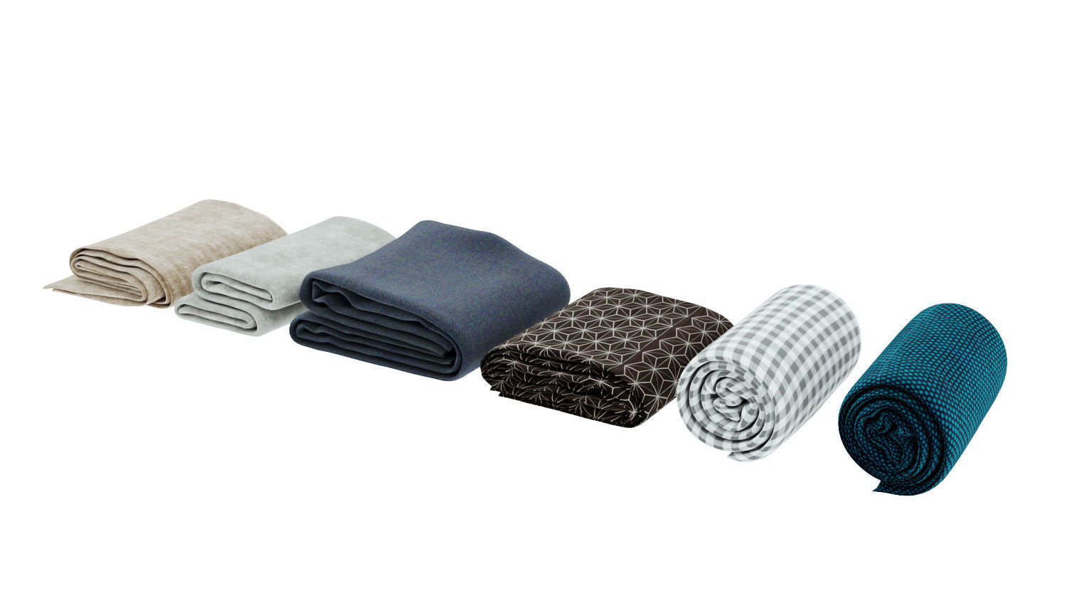 Blanket collection 05 3D model_2