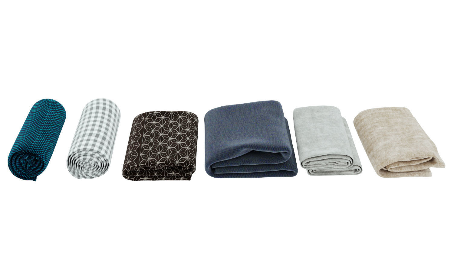 Blanket collection 05 3D model_3