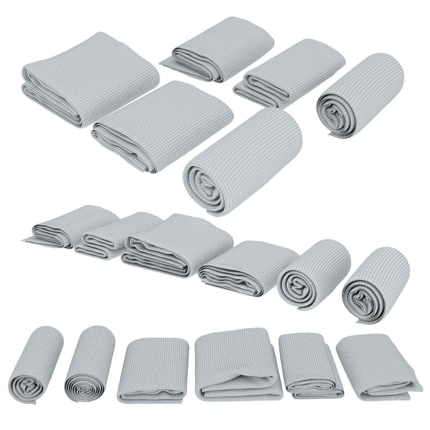 Blanket collection 05 3D model_9