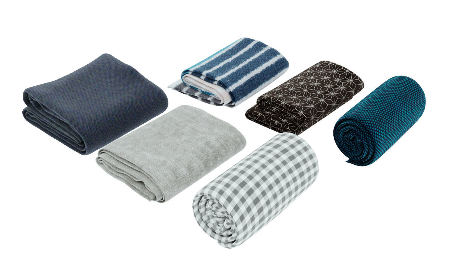 Blanket collection 05 3D model_7