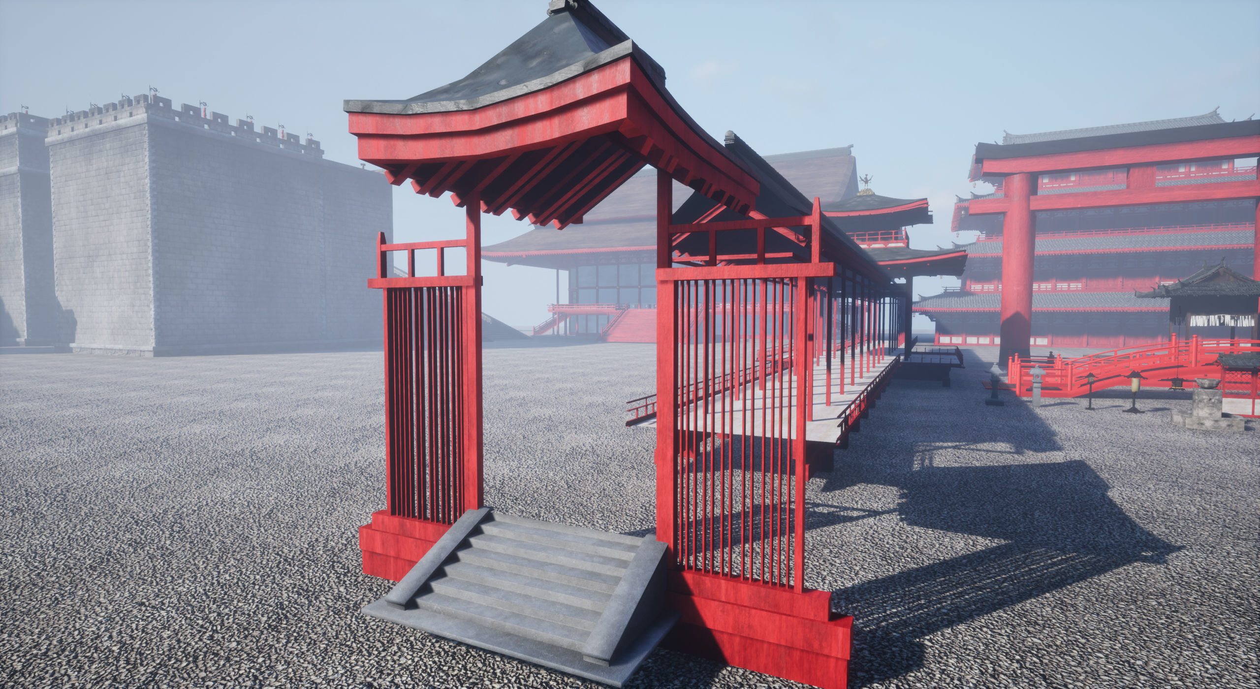 Japanese Architecture Pack - UE4 Project Low-poly 3D model_20