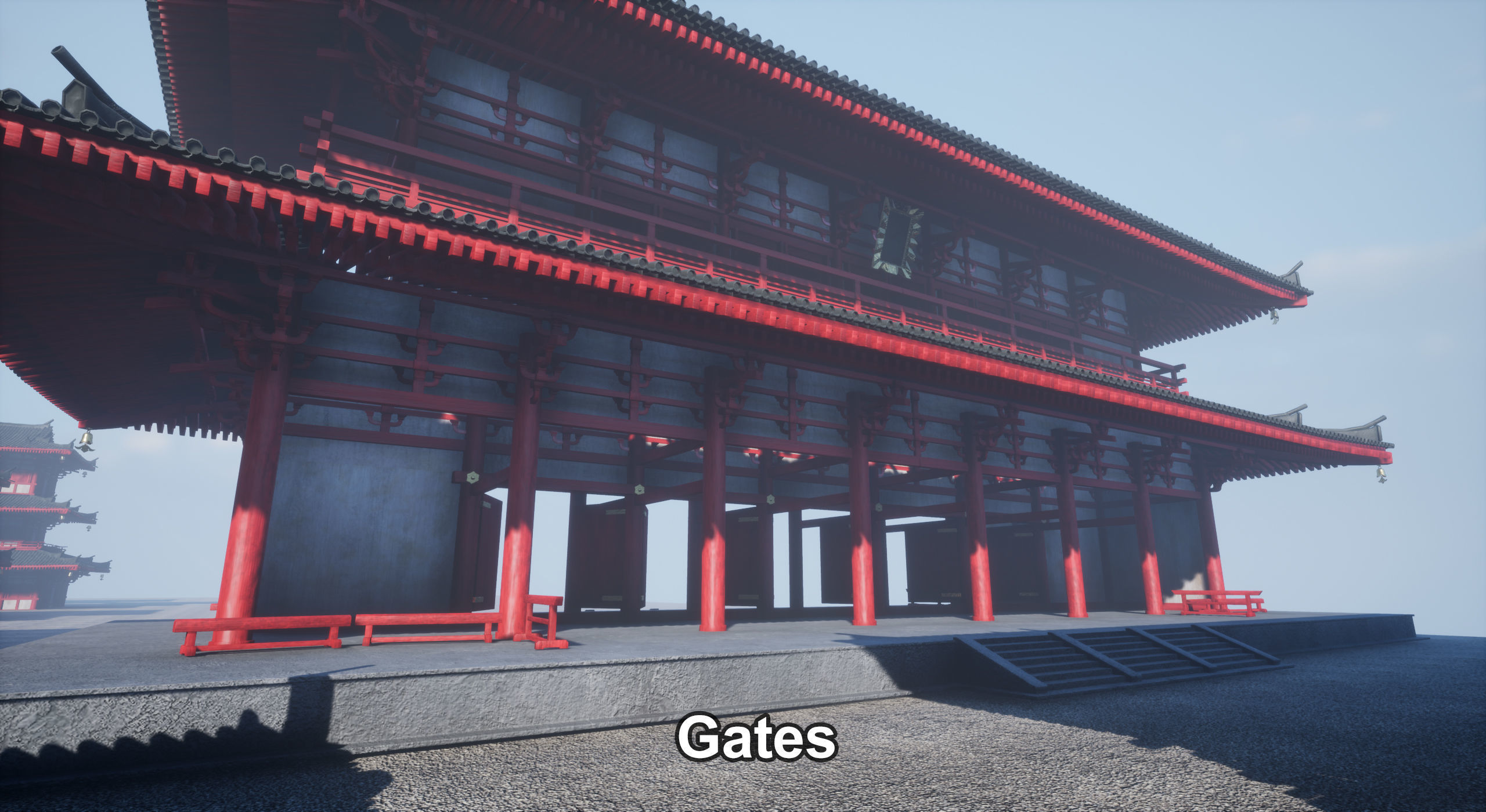 Japanese Architecture Pack - UE4 Project Low-poly 3D model_36
