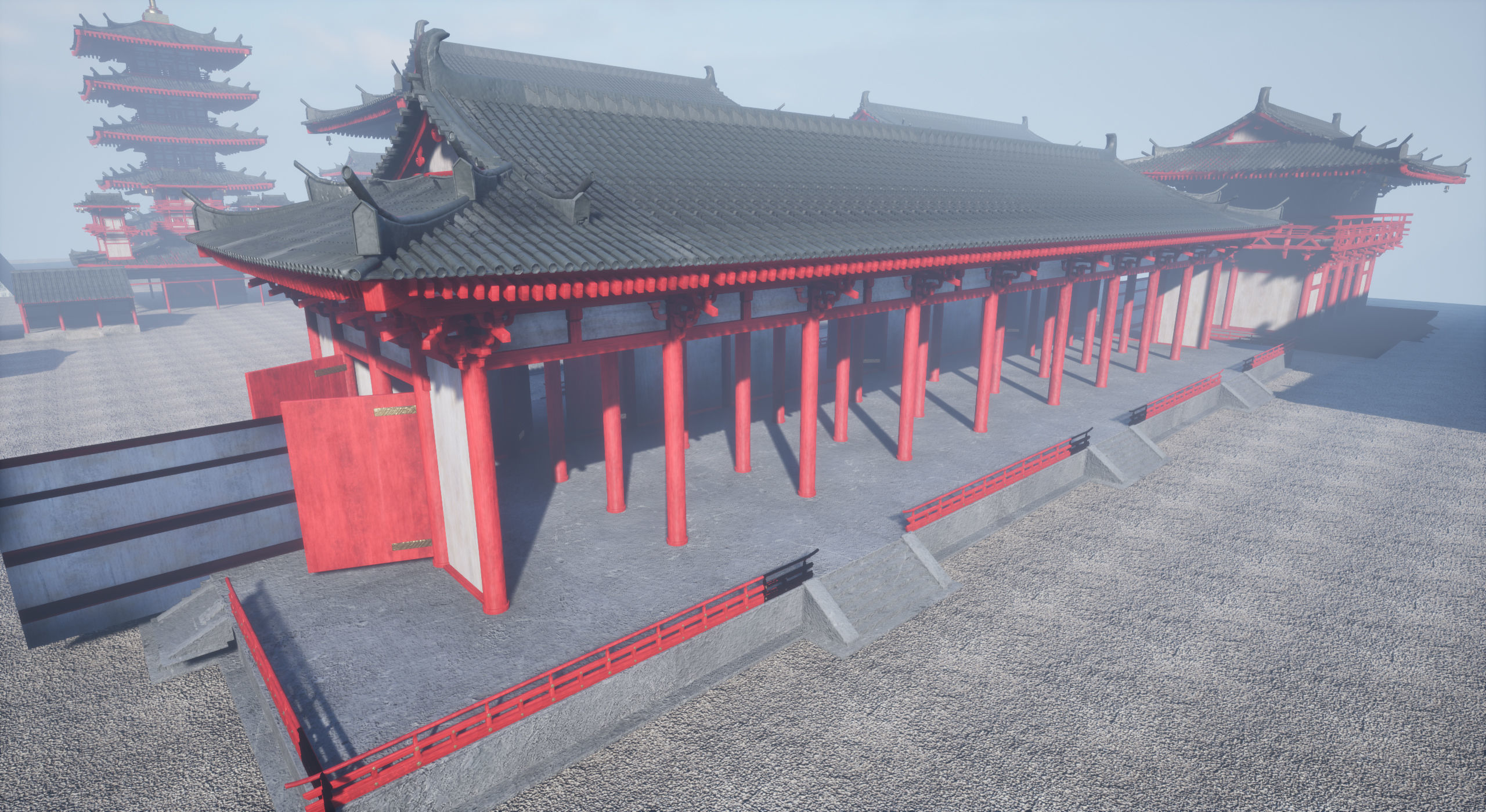 Japanese Architecture Pack - UE4 Project Low-poly 3D model_38
