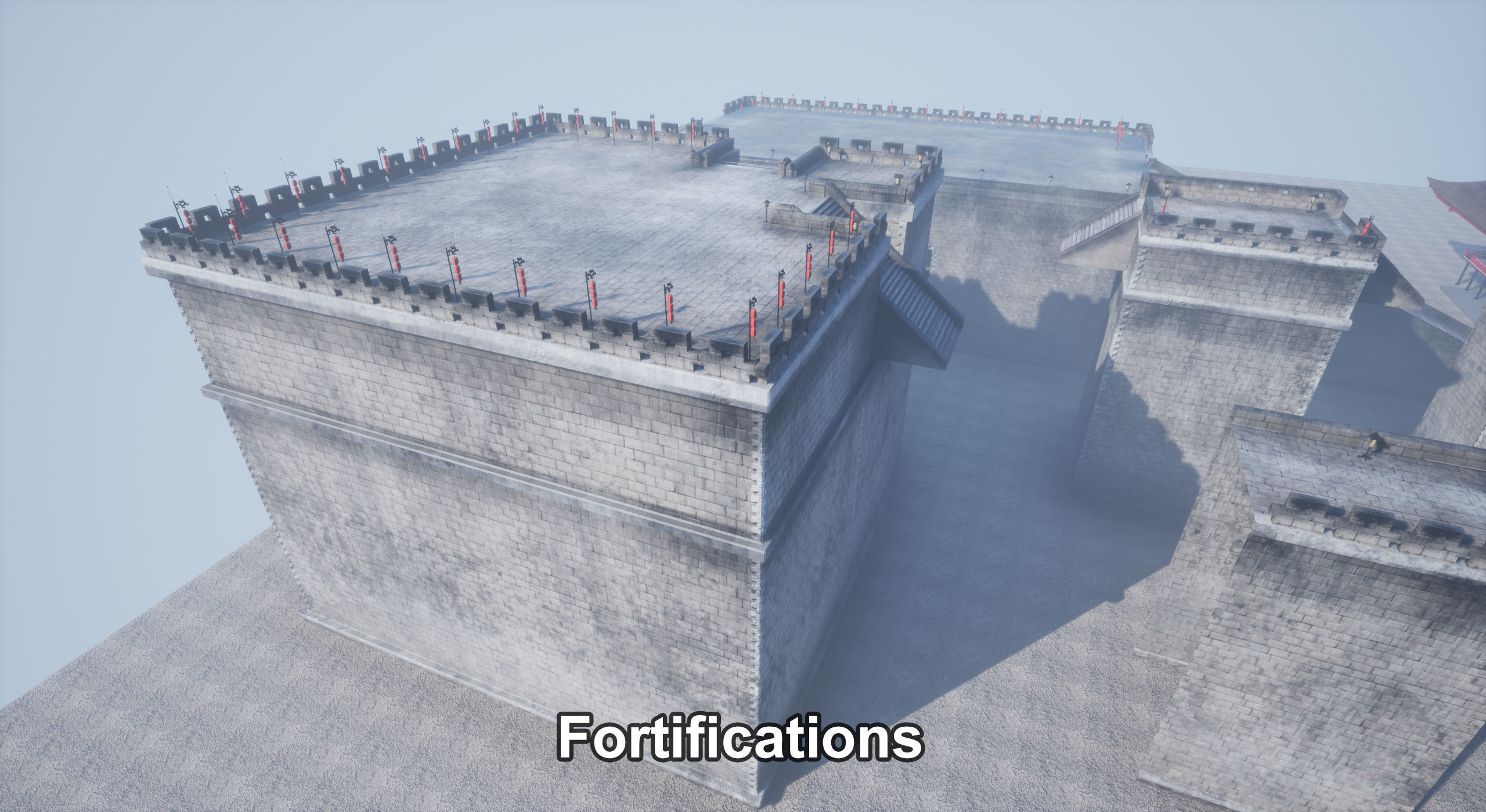 Japanese Architecture Pack - UE4 Project Low-poly 3D model_3