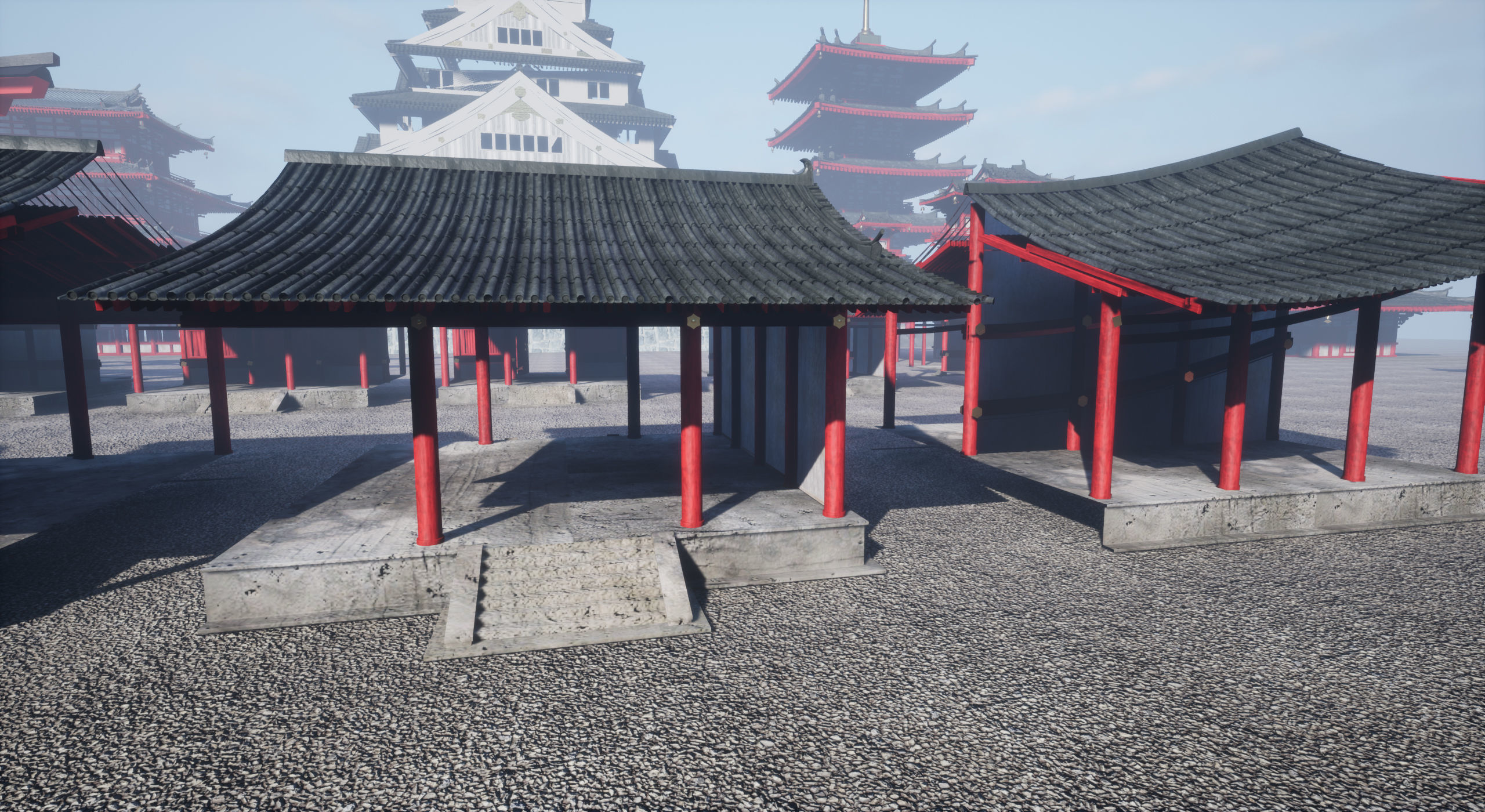 Japanese Architecture Pack - UE4 Project Low-poly 3D model_33