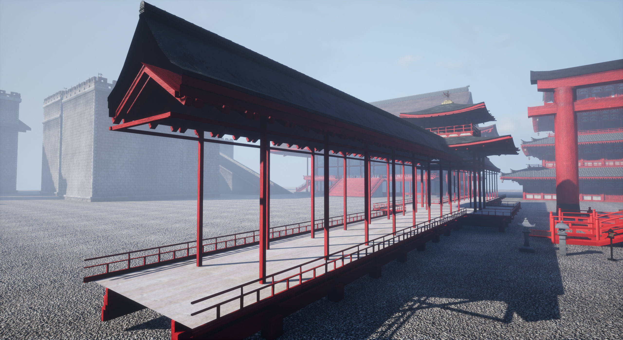 Japanese Architecture Pack - UE4 Project Low-poly 3D model_21