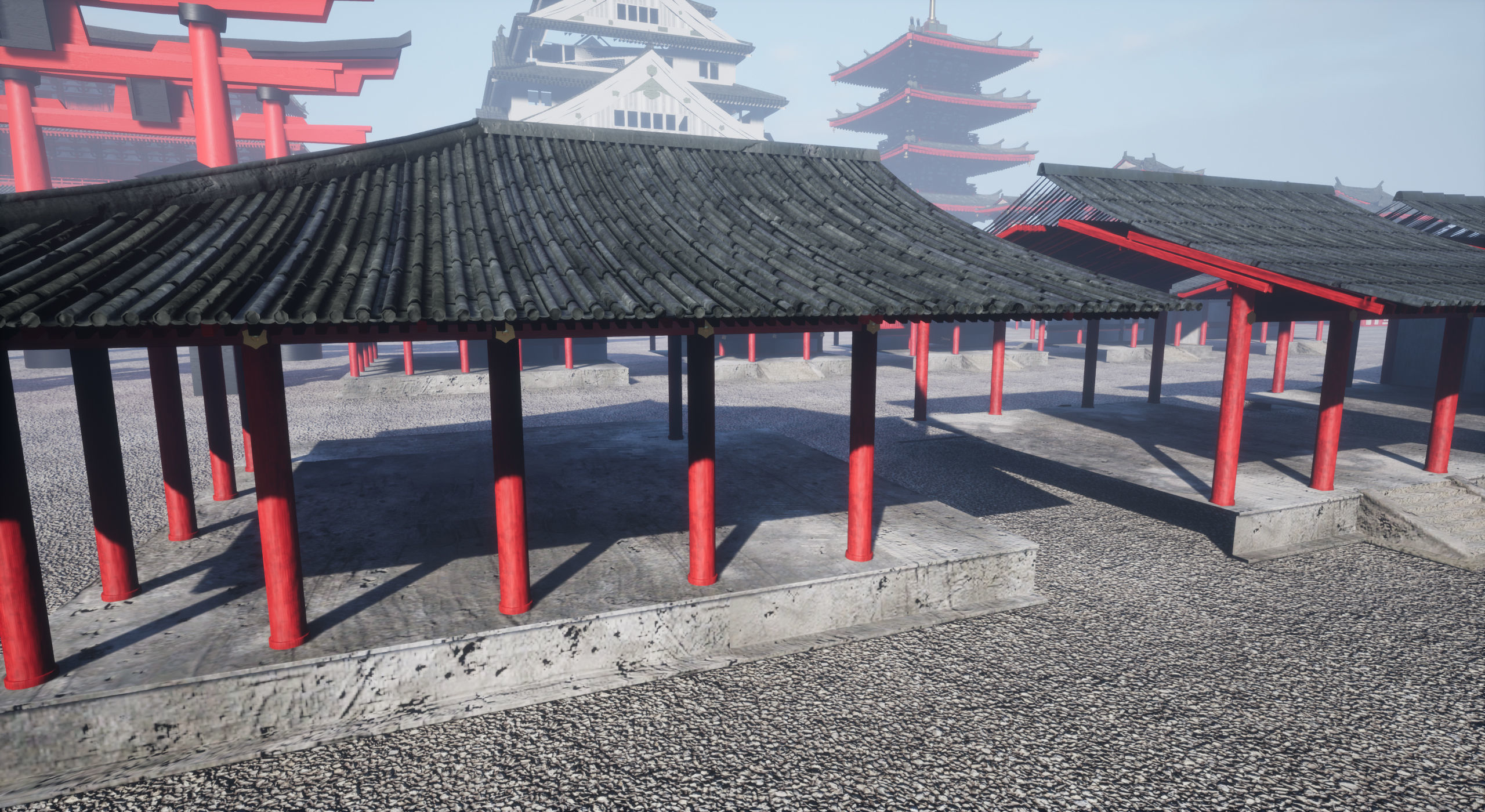 Japanese Architecture Pack - UE4 Project Low-poly 3D model_34