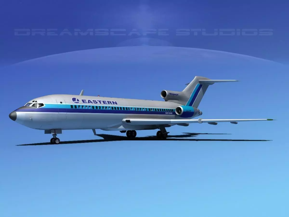 Boeing 727-100 Eastern Airlines 3 3D model