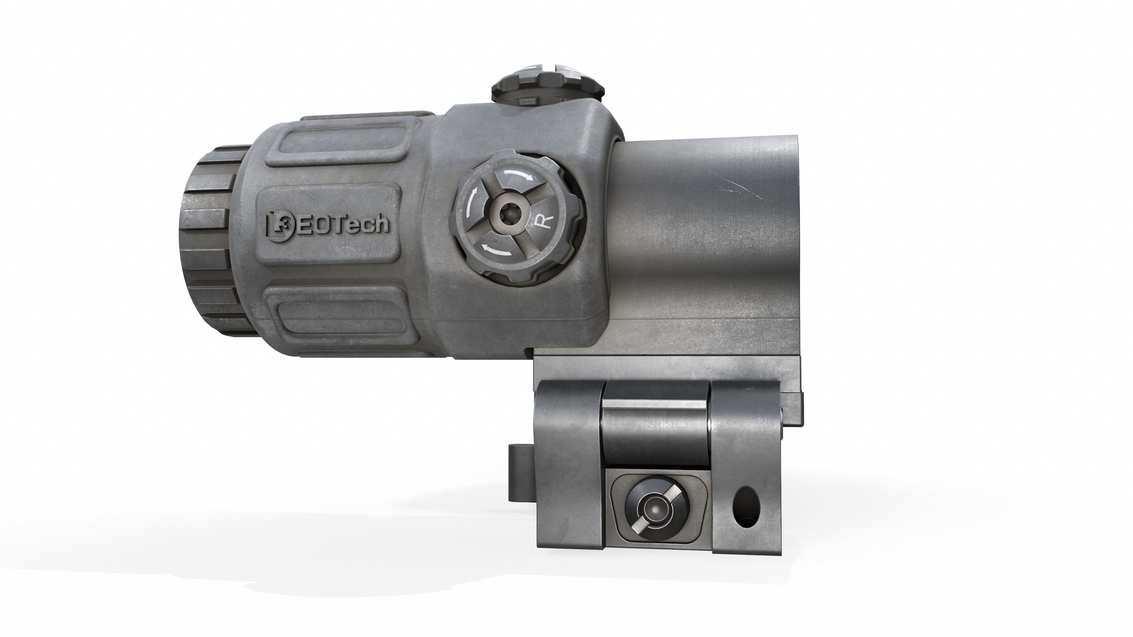 EOTech G33 3x Flip to Side Magnifier Low-poly 3D model_18