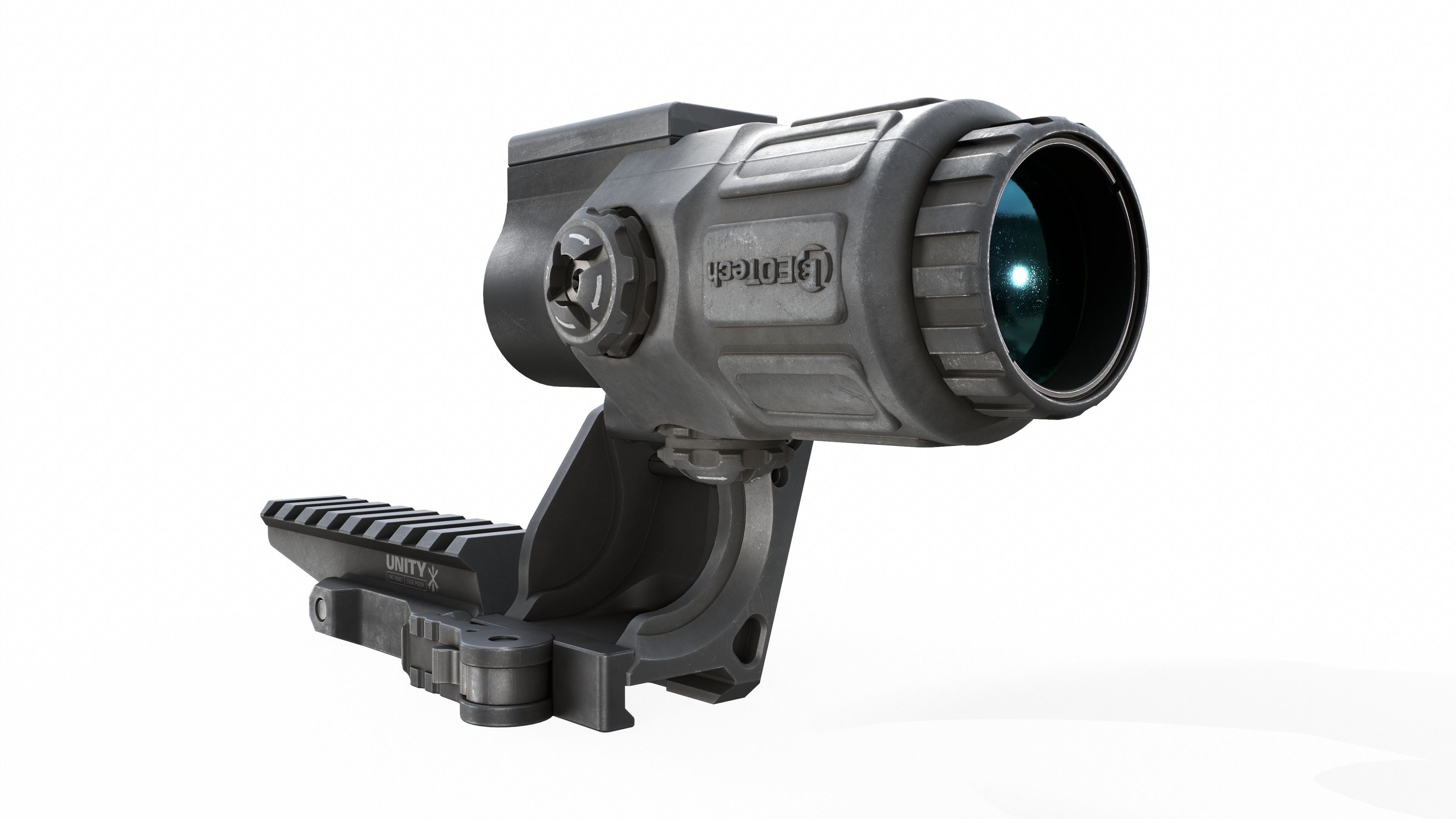 EOTech G33 3x Flip to Side Magnifier Low-poly 3D model_31