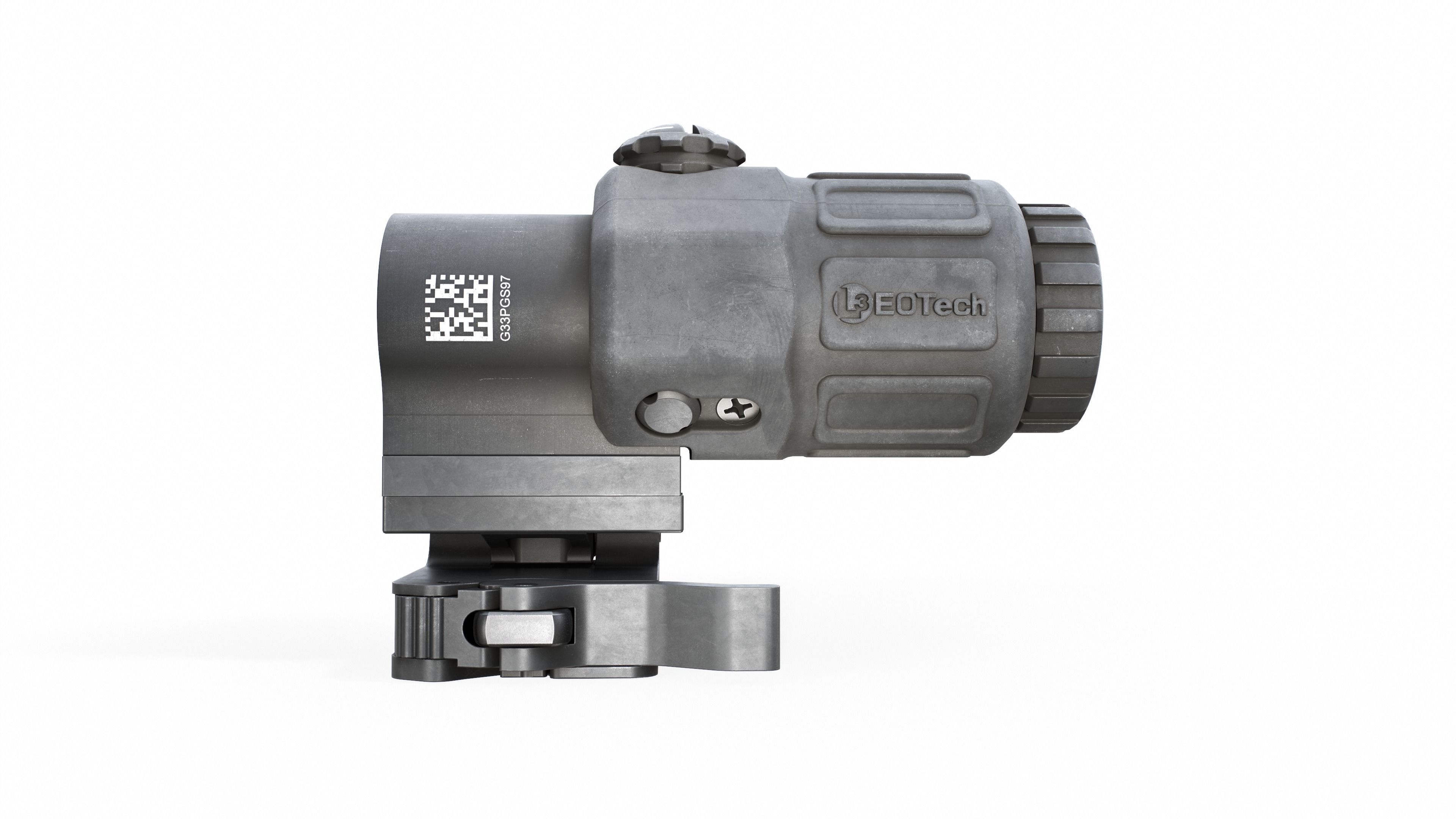 EOTech G33 3x Flip to Side Magnifier Low-poly 3D model_12
