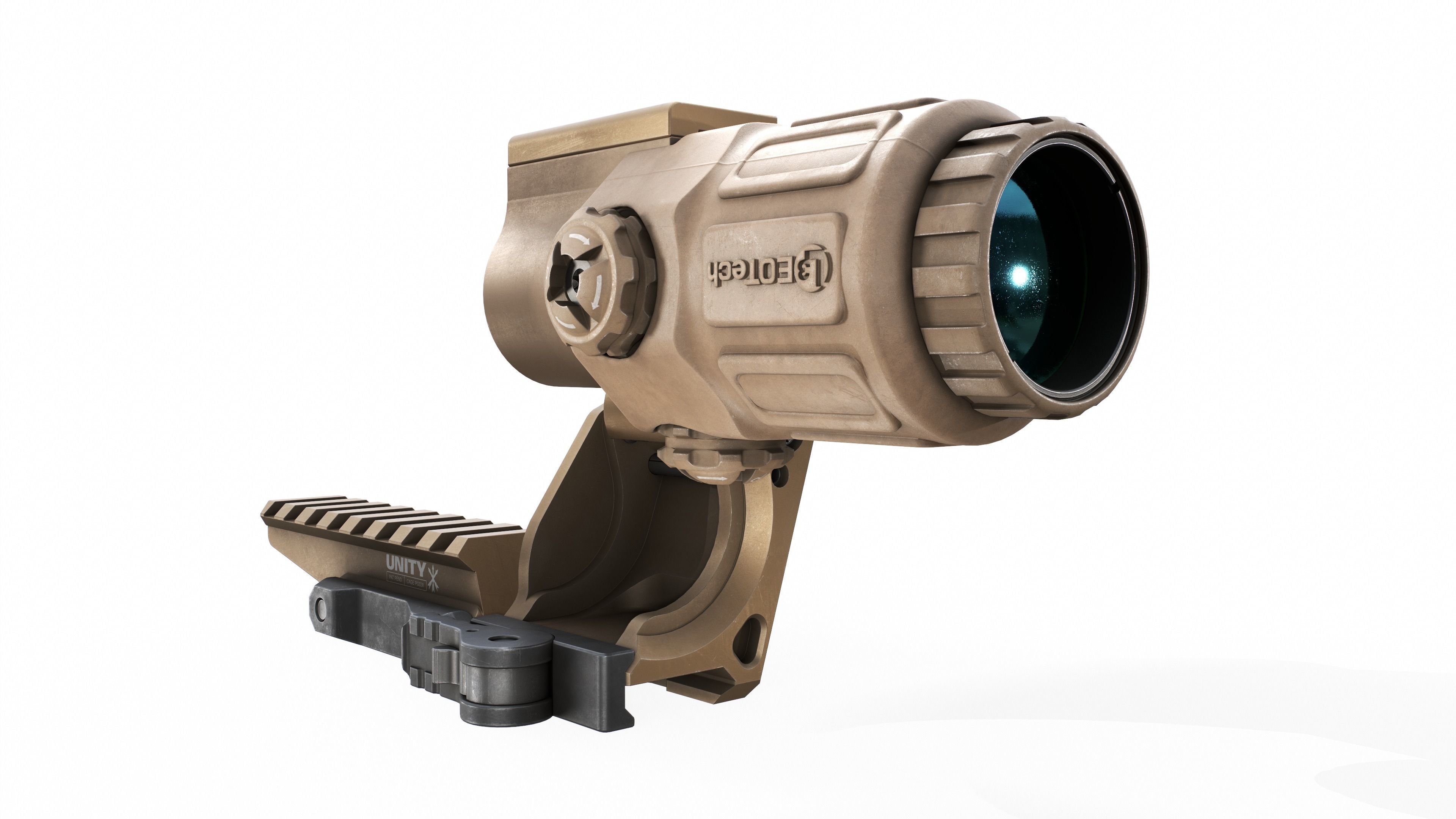 EOTech G33 3x Flip to Side Magnifier Low-poly 3D model_33