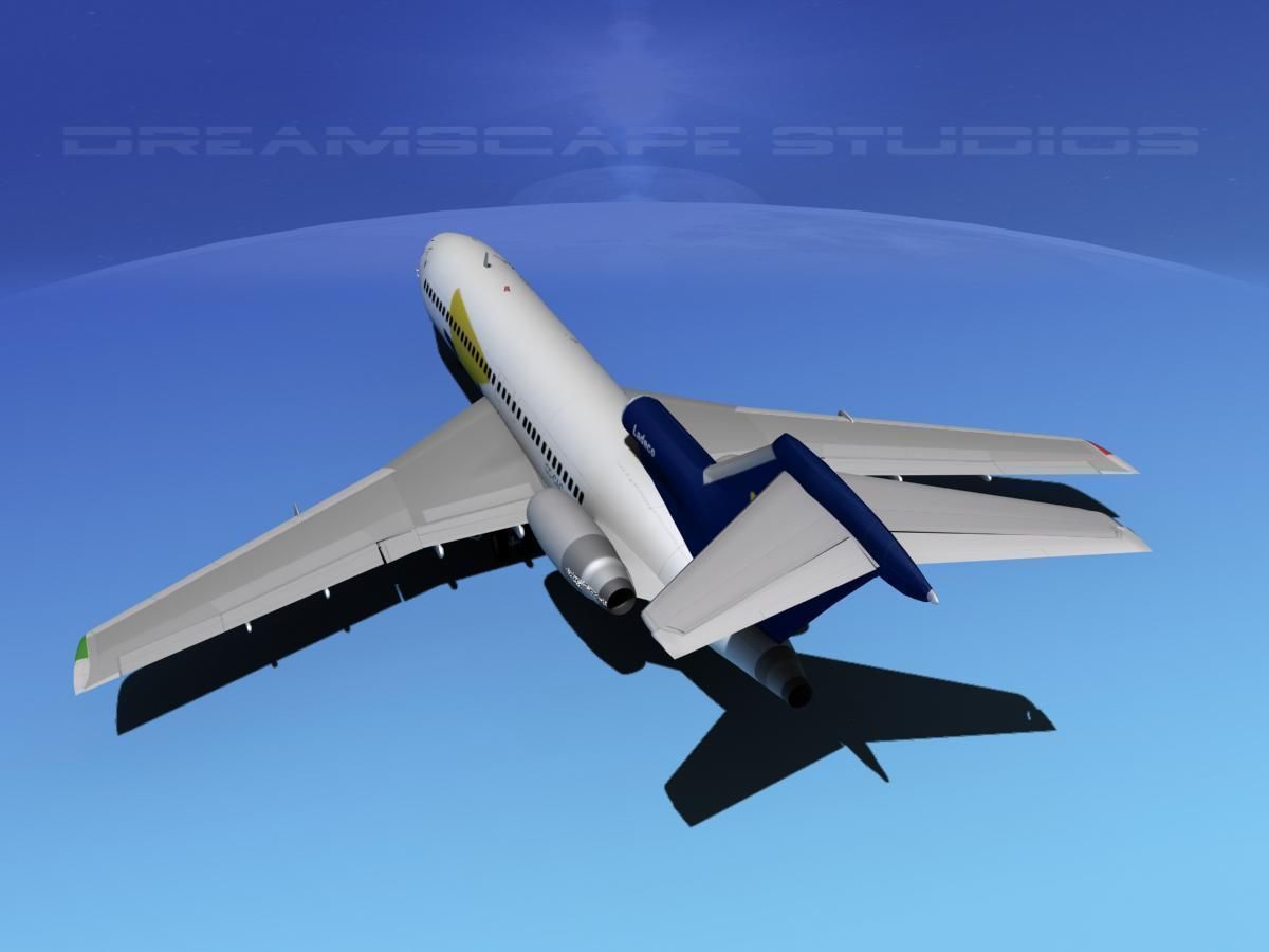 Boeing 727-100 Ladeco 2 3D model_7