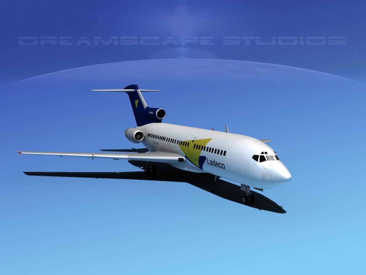 Boeing 727-100 Ladeco 2 3D model_2