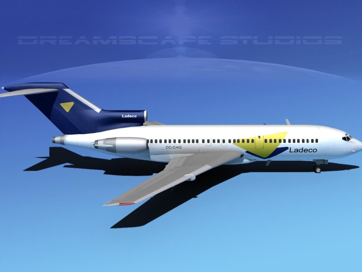 Boeing 727-100 Ladeco 2 3D model_6