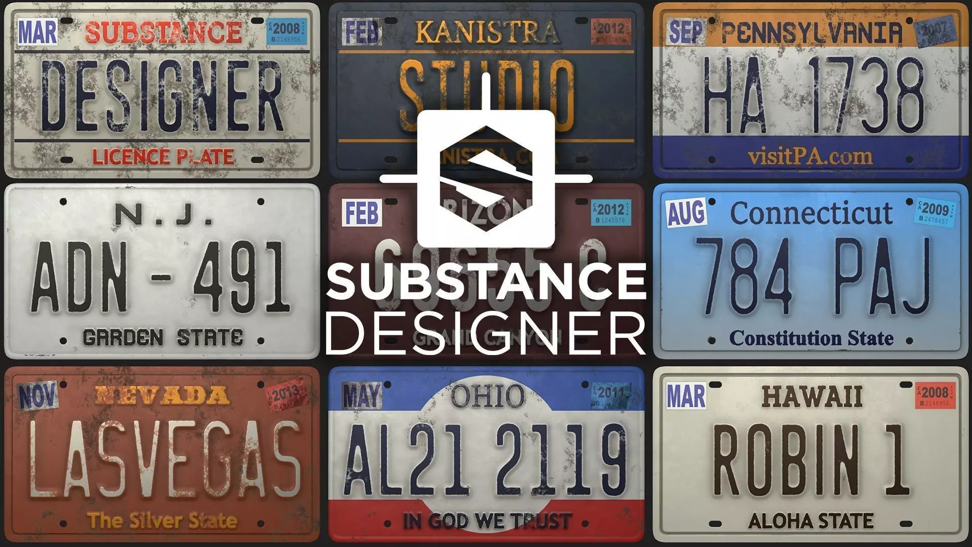 Licence Plate Substance Material Texture