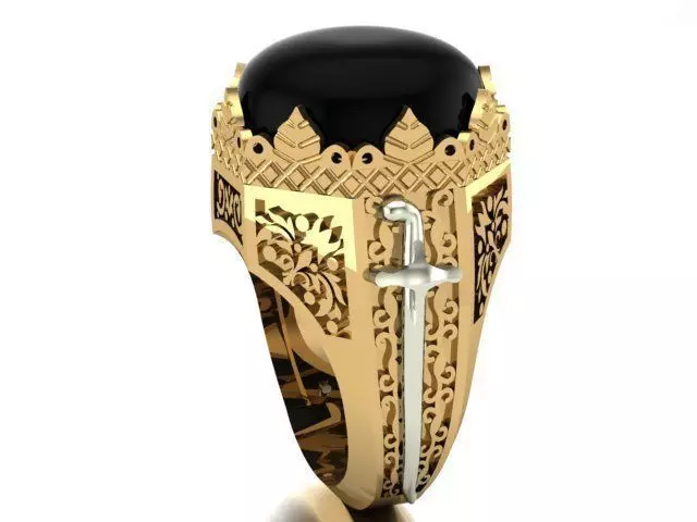 dominion of the ottoman empire ring  3D print model_0