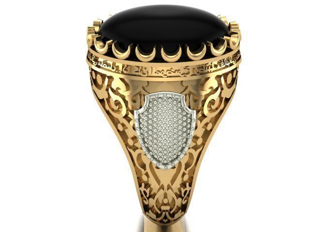 dominion of the ottoman empire ring  3D print model_1