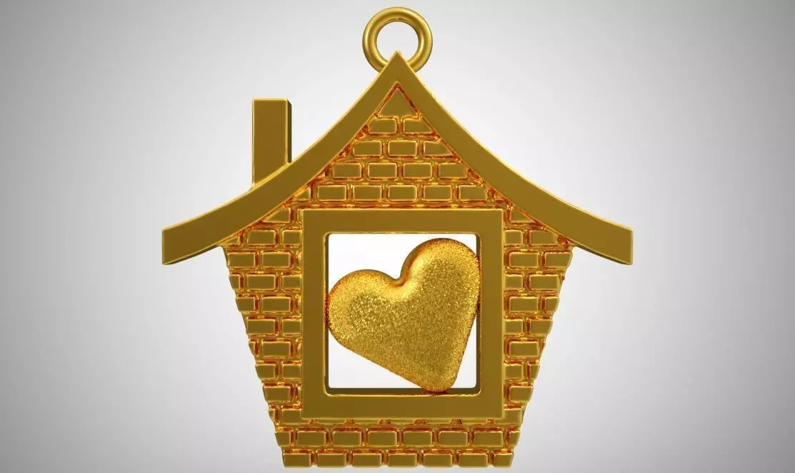 Home Necklace 3D print model