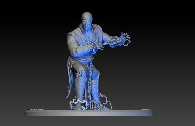 Raiden Mortal Kombat 3D print model